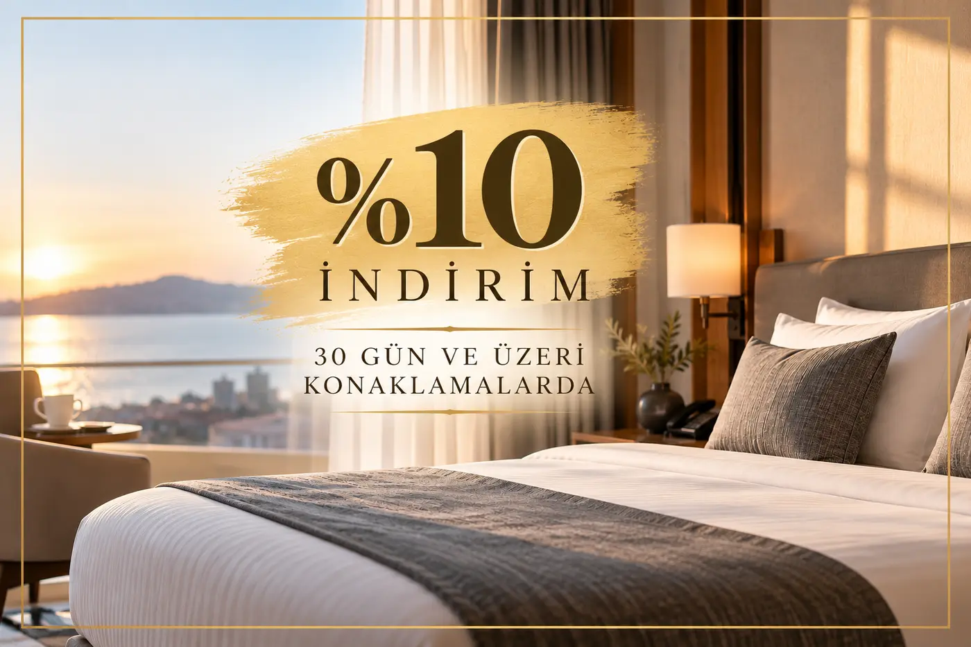 30 Günlük %10 Konaklama İndirimi